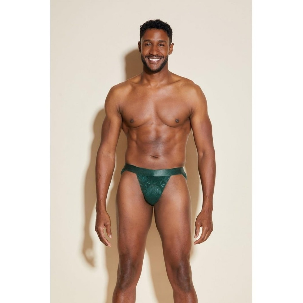 Cosabella Never Say Never Luxury Lace Brief Congo Green Size S